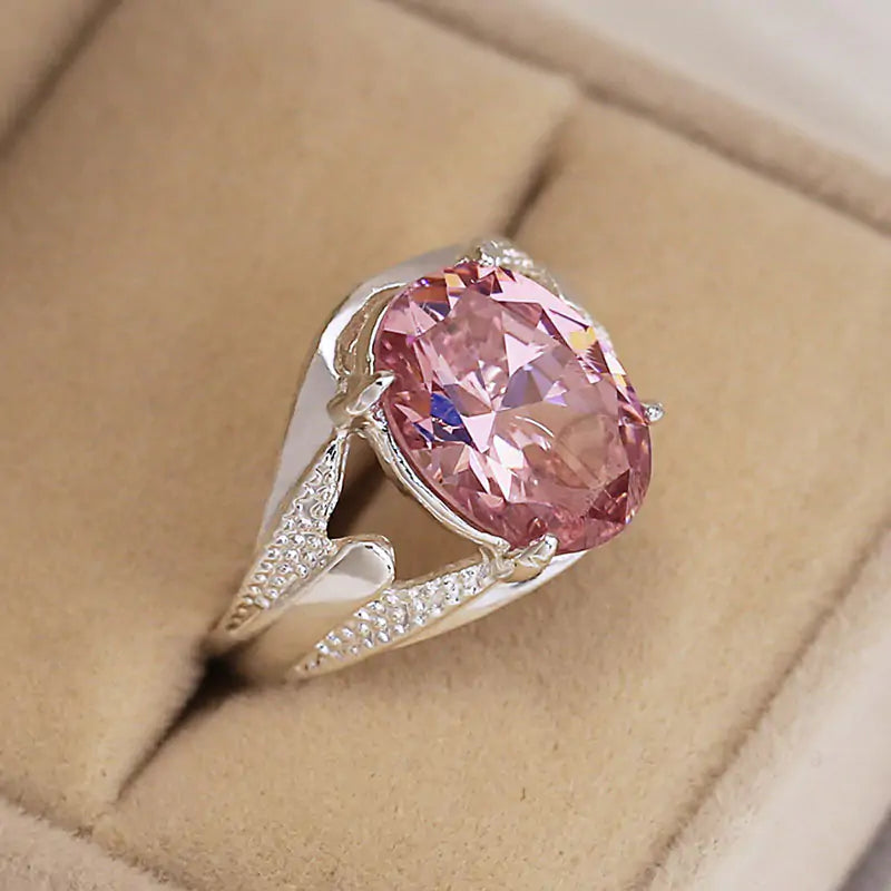 Colored Clear Irregular Stone Rings - Kim’s Signature Beauty & Accessories    