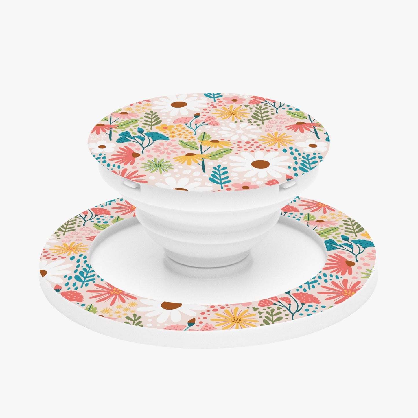 Colored Flowers Magnetic Collapsible Grip And Stand - Kim’s Signature Beauty & Accessories    