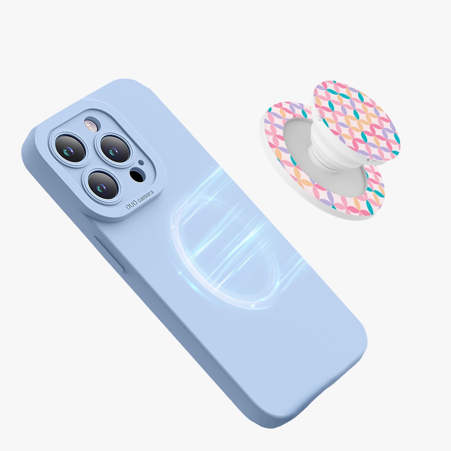 Colorful Retro Magnetic Collapsible Grip And Stand - Kim’s Signature Beauty & Accessories    