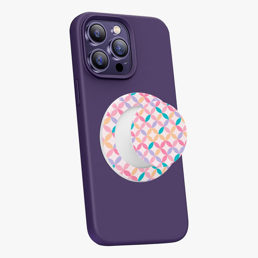 Colorful Retro Magnetic Collapsible Grip And Stand - Kim’s Signature Beauty & Accessories    