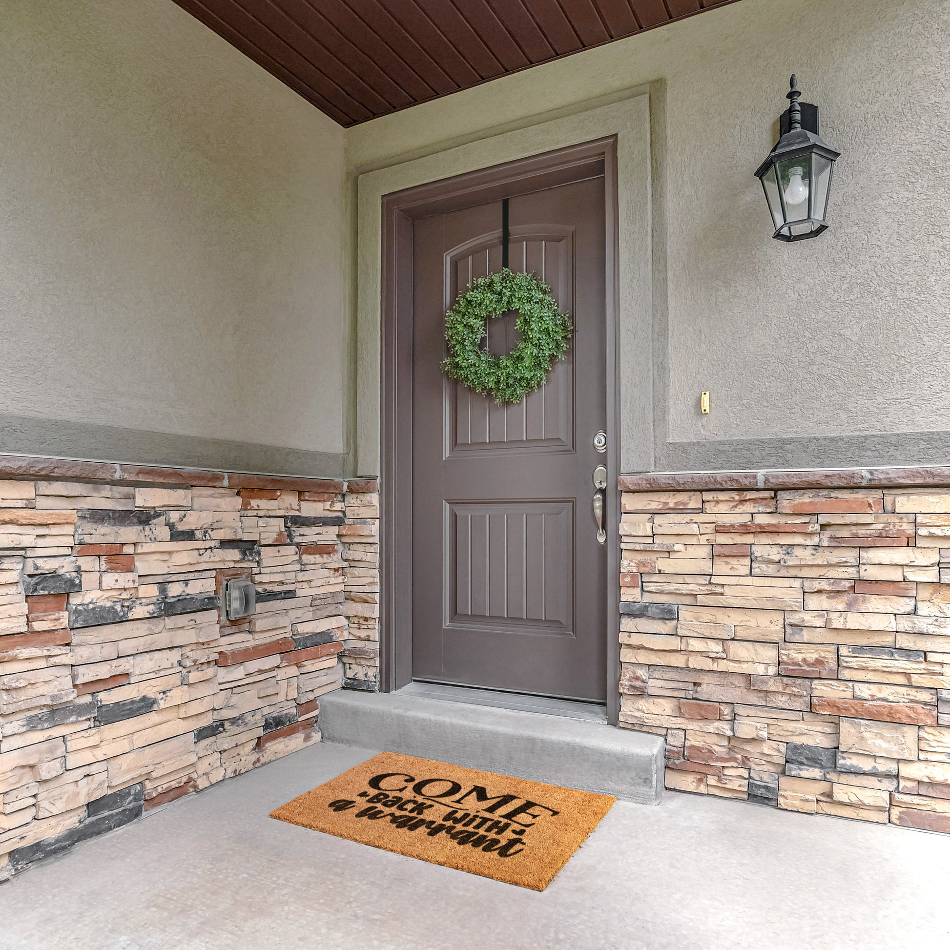 Come Back with a Warrant Door Mat - Kim’s Signature Beauty & Accessories    
