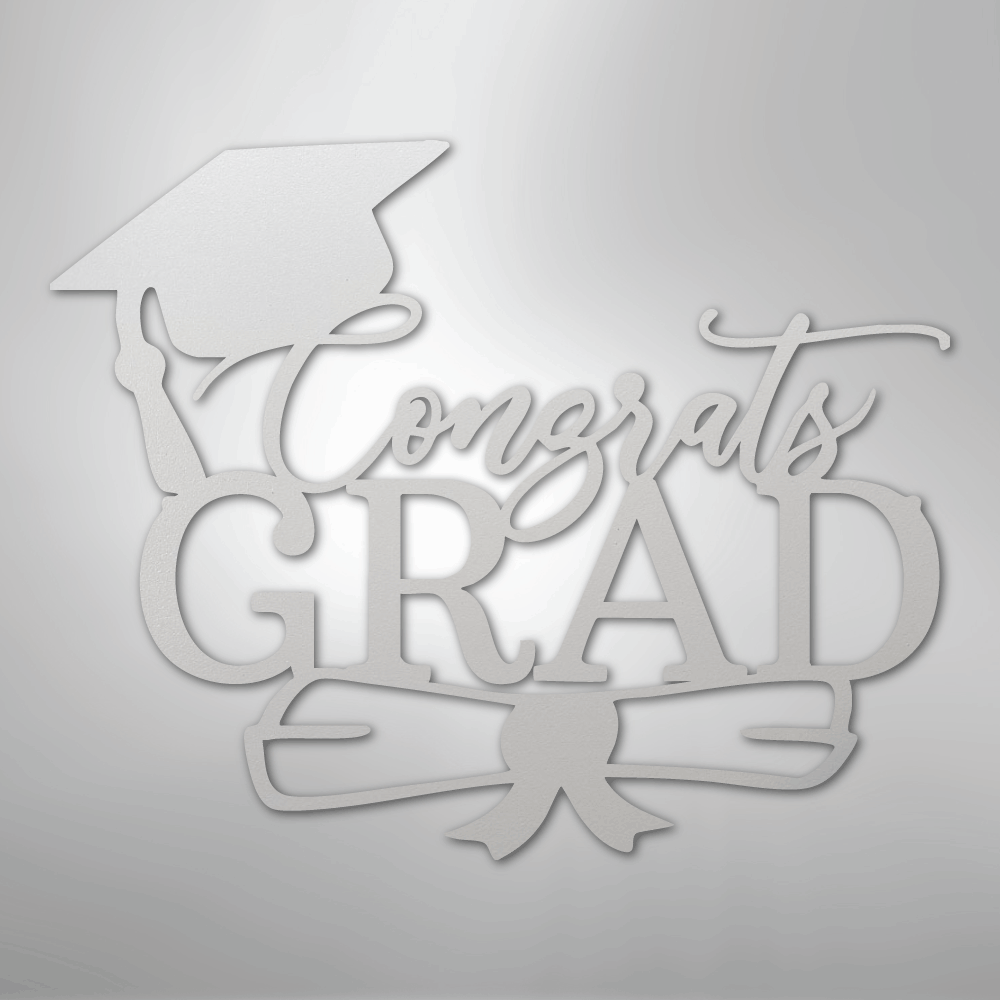 Congrats Grad Cap - Steel Sign - Kim’s Signature Beauty & Accessories