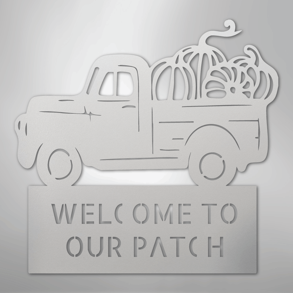 Country Truck Monogram - Steel Sign - Kim’s Signature Beauty & Accessories