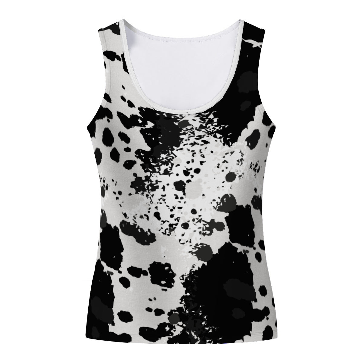 Cow Splash Tank Top - Kim’s Signature Beauty & Accessories    