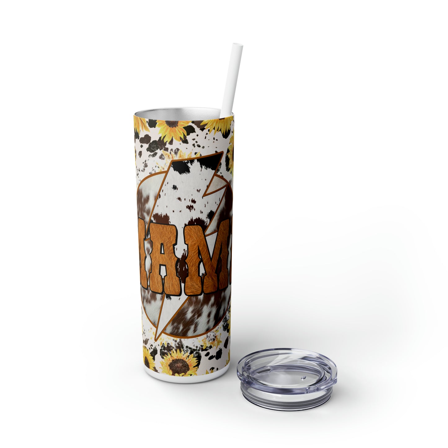 Cowgirl Mama |Skinny Tumbler with Straw, 20oz - Kim’s Signature Beauty & Accessories    