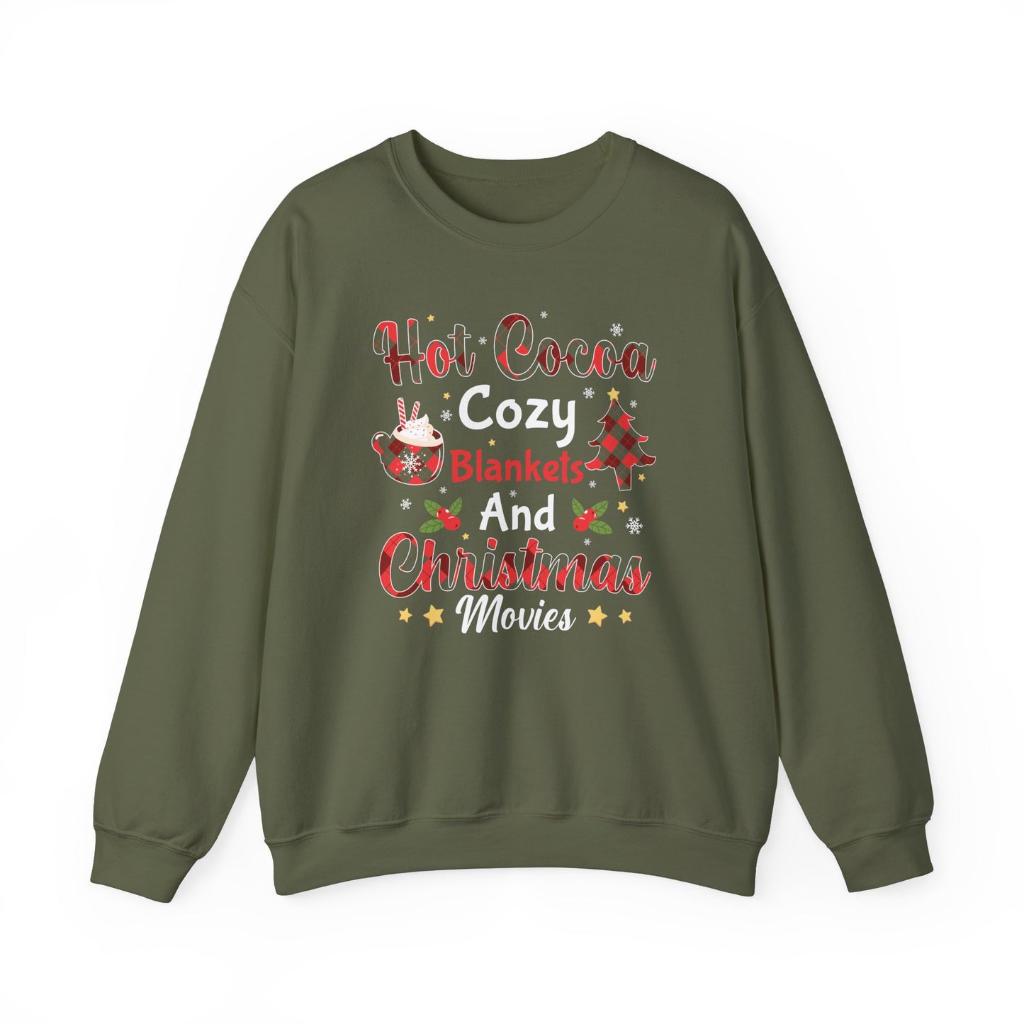 Cozy Blankets & Christmas Movies Sweatshirt - Kim’s Signature Beauty & Accessories    