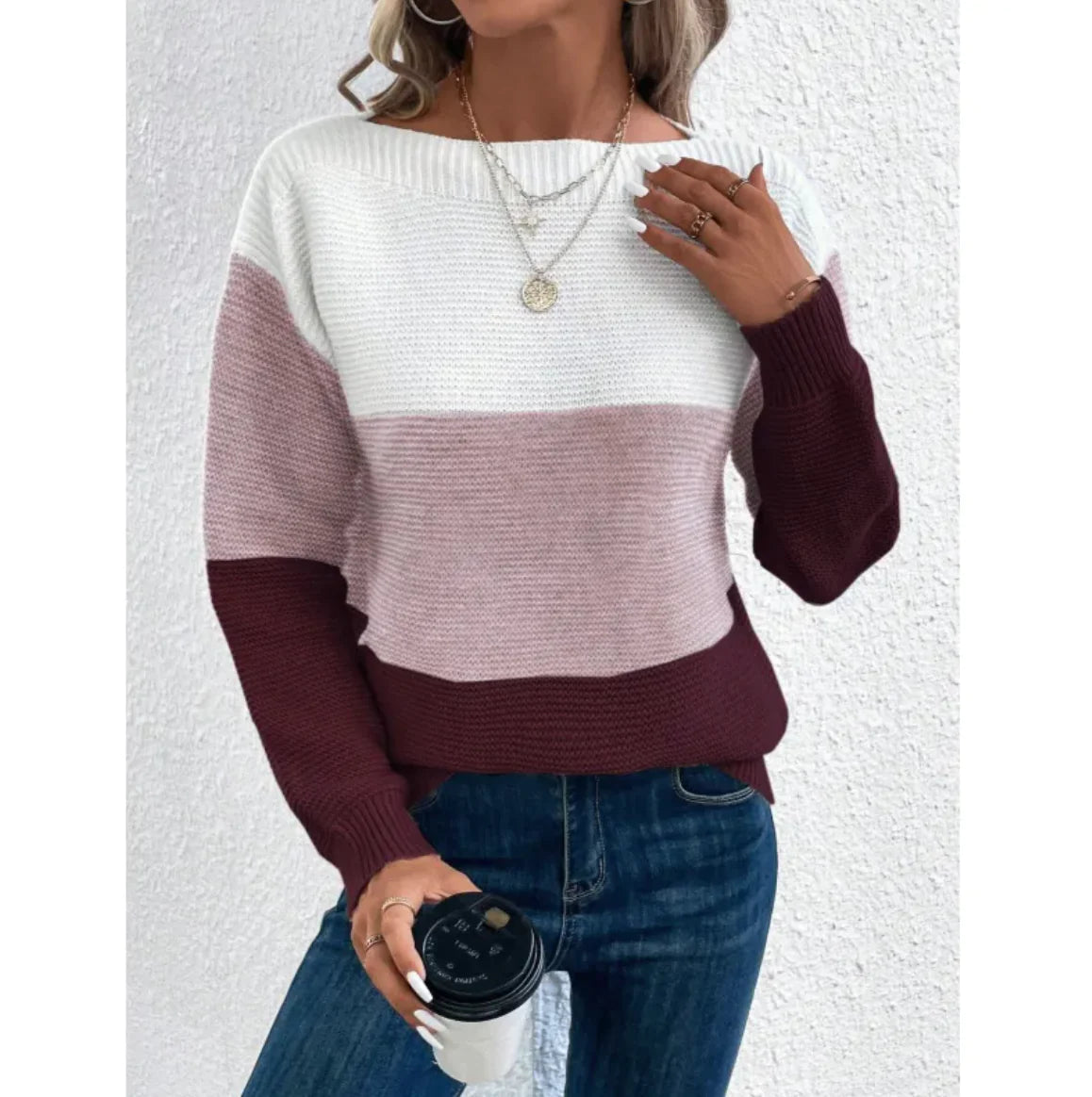 Cozy Knitted Sweater - Kim’s Signature Beauty & Accessories    