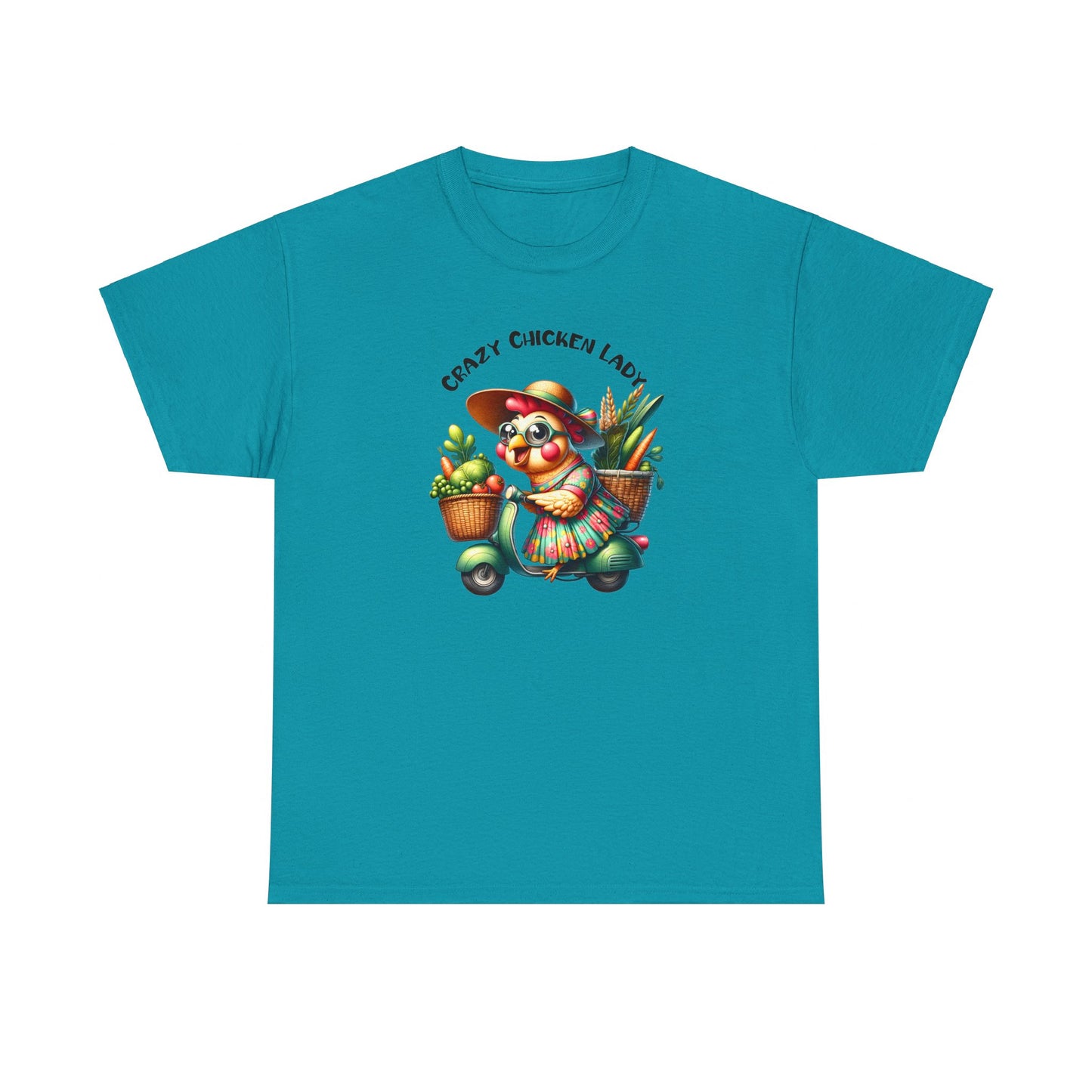 Crazy Chicken Lady | Cotton Tee - Kim’s Signature Beauty & Accessories    