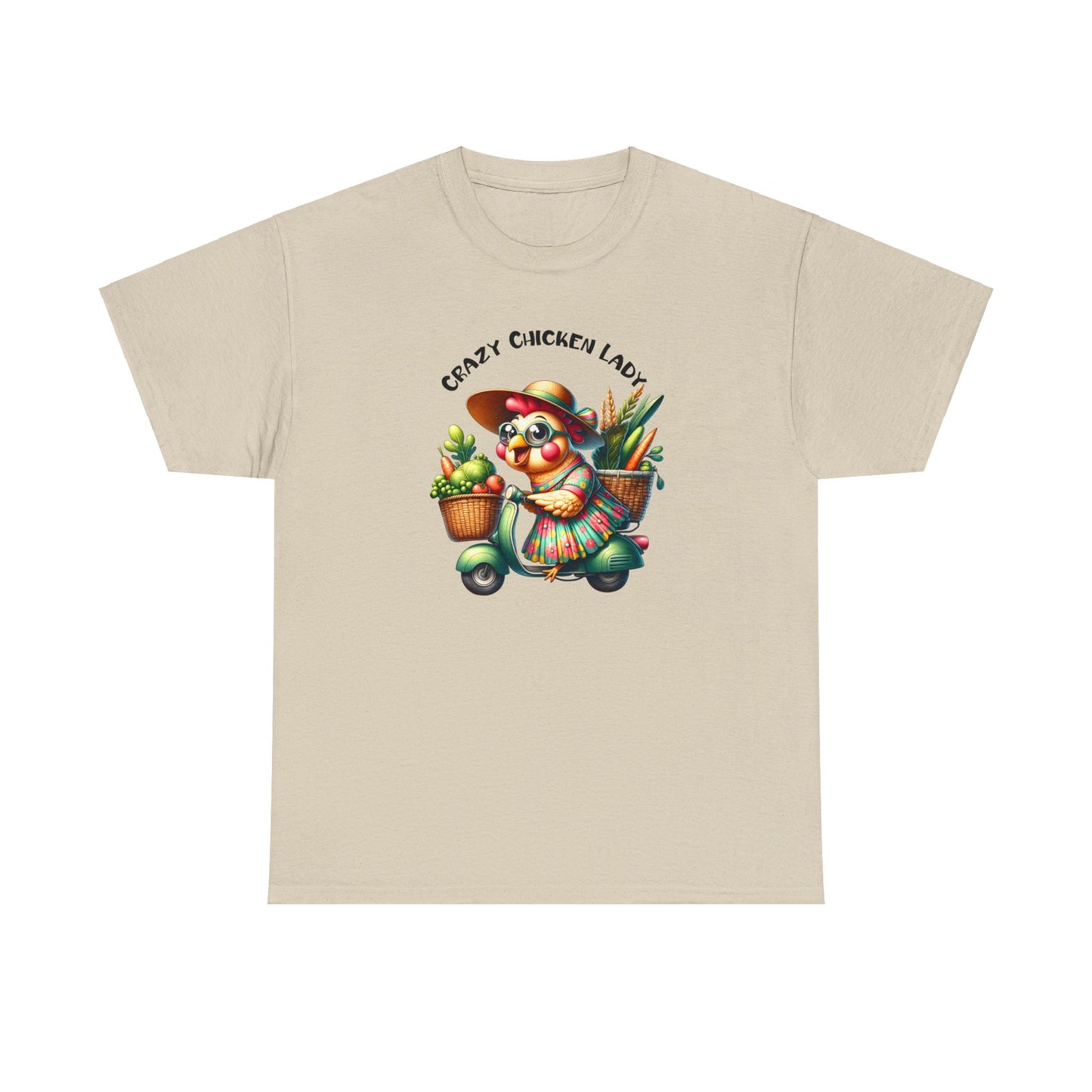 Crazy Chicken Lady | Cotton Tee - Kim’s Signature Beauty & Accessories    