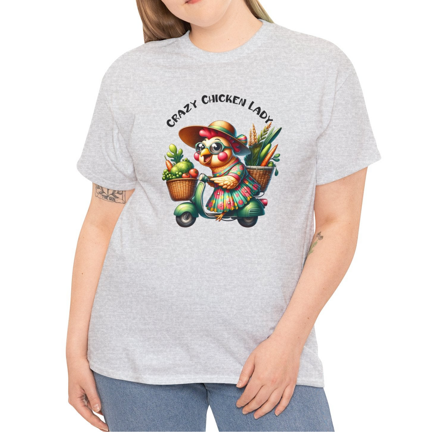 Crazy Chicken Lady | Cotton Tee - Kim’s Signature Beauty & Accessories    
