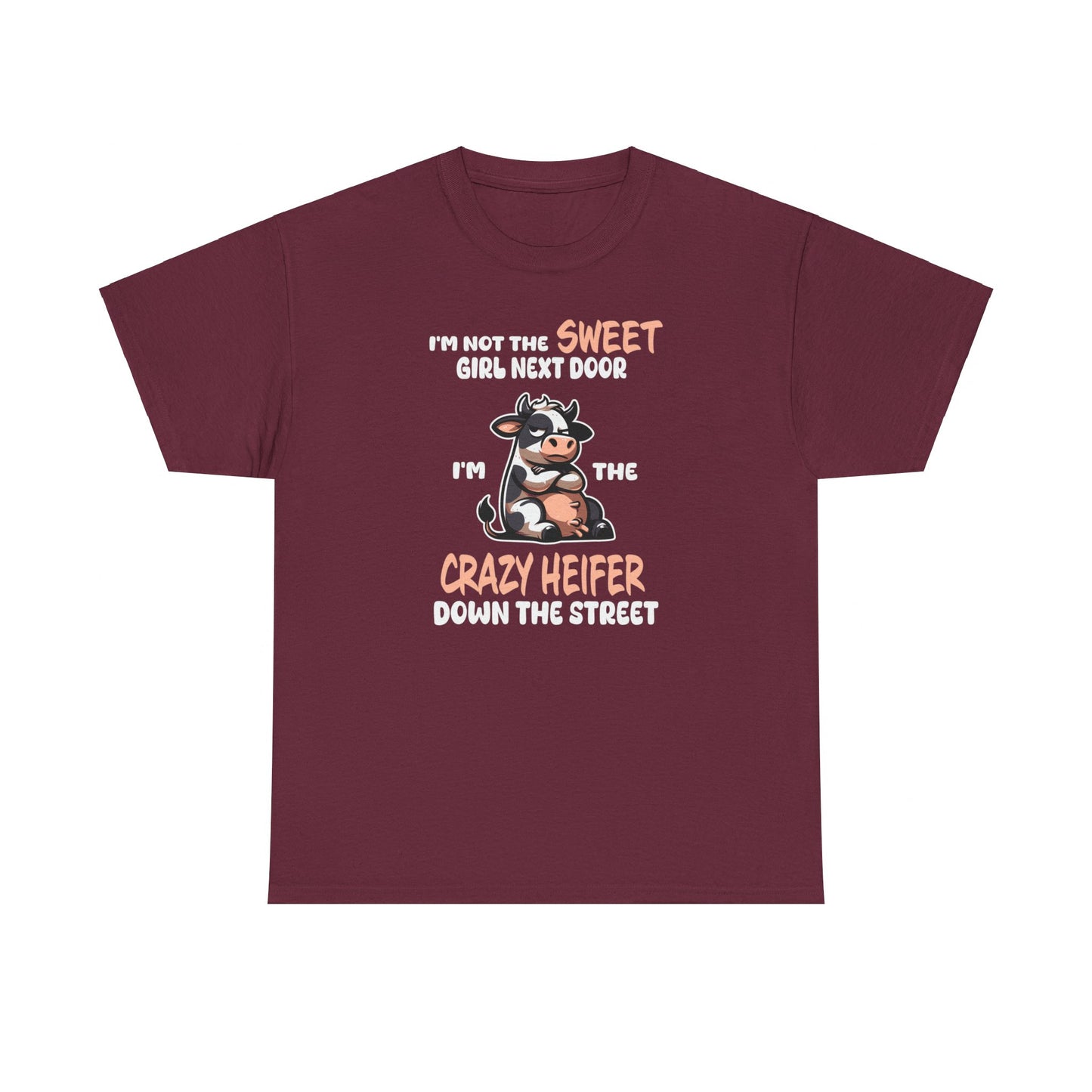 Crazy Heifer down the Street Tee - Kim’s Signature Beauty & Accessories    