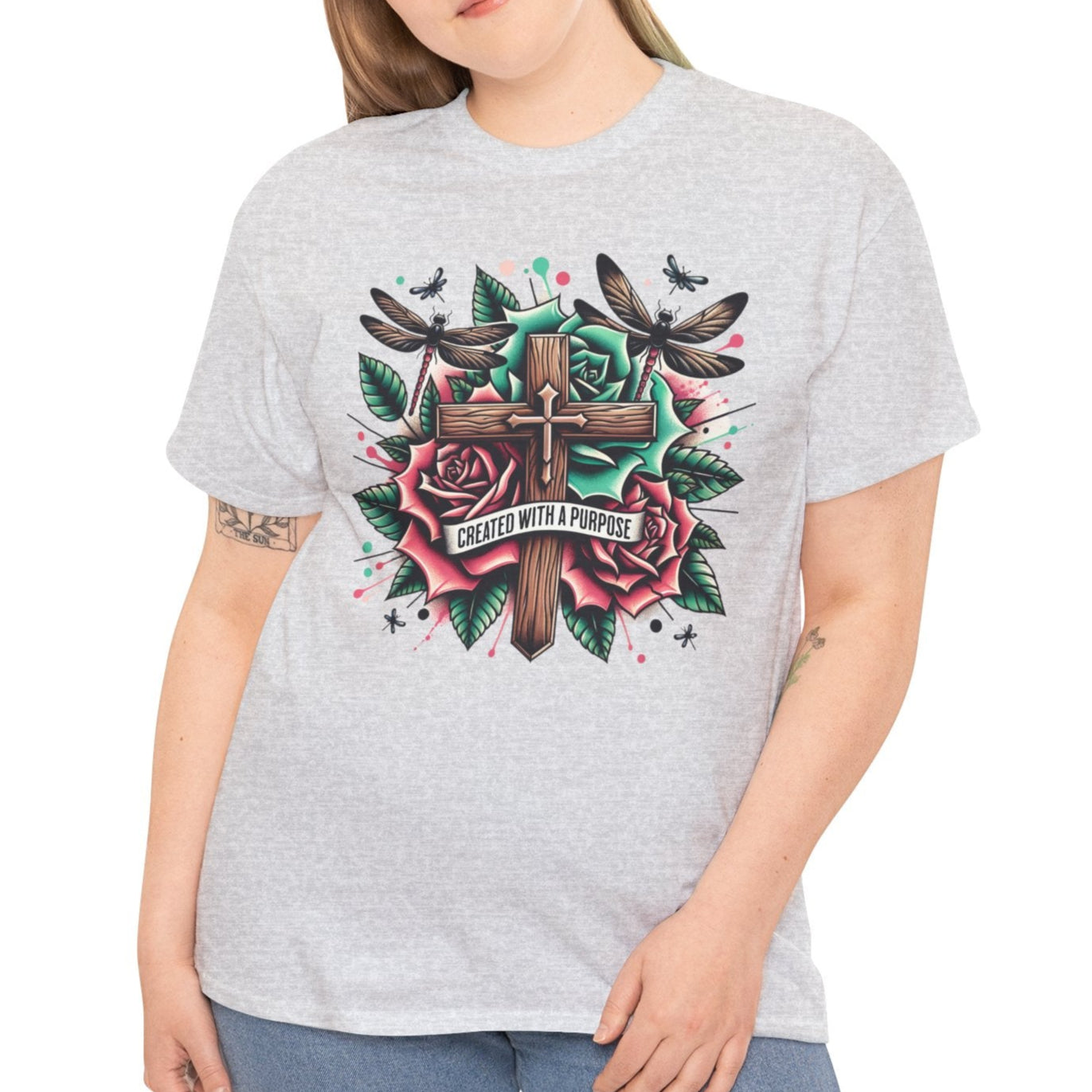 Created with a Purpose Tee - Kim’s Signature Beauty & Accessories    