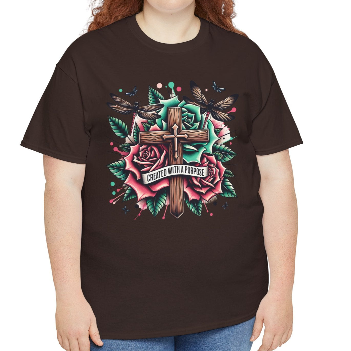 Created with a Purpose Tee - Kim’s Signature Beauty & Accessories    