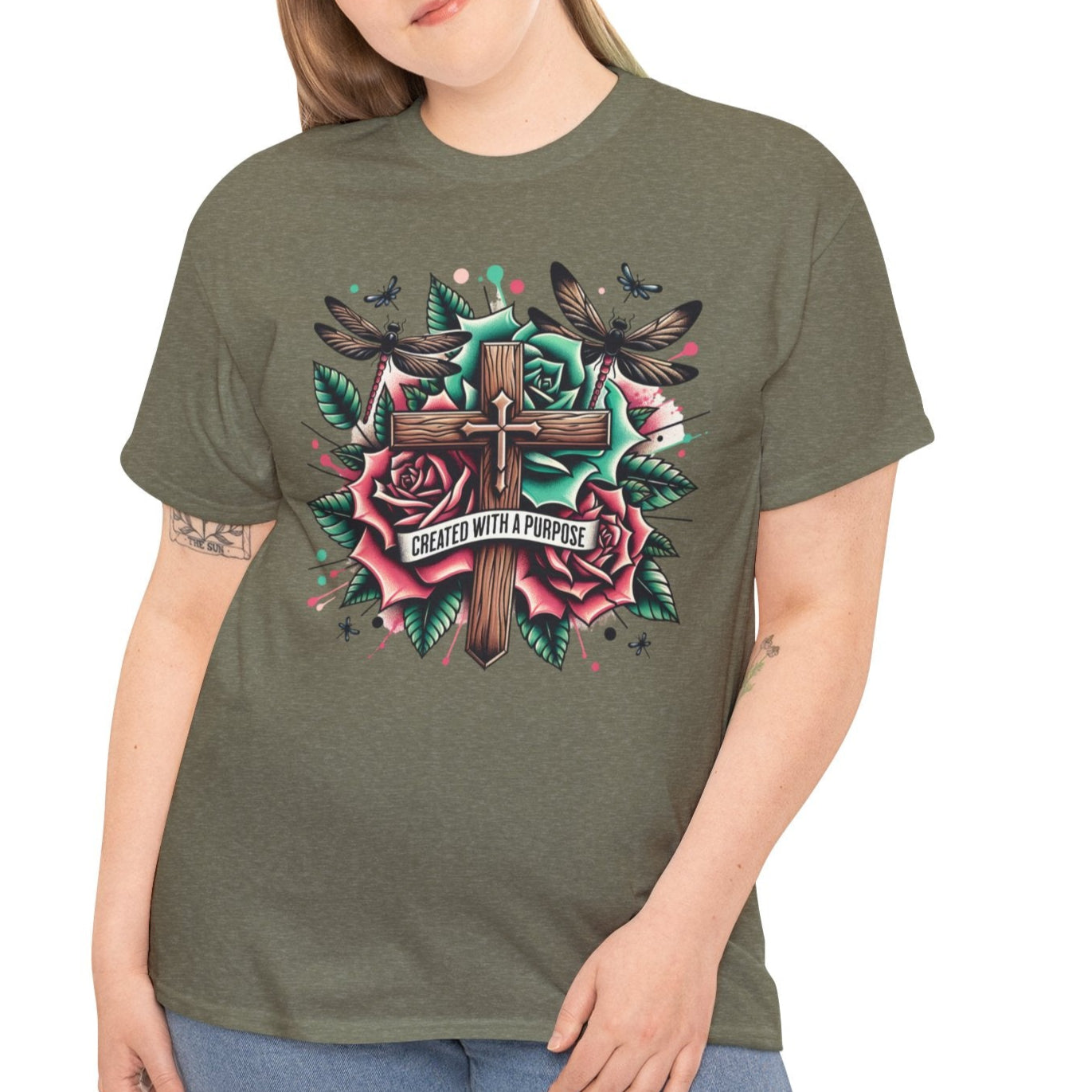 Created with a Purpose Tee - Kim’s Signature Beauty & Accessories    