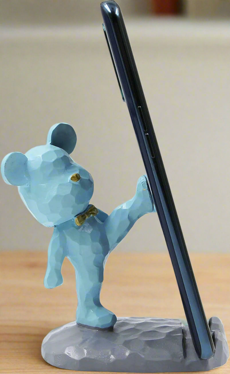 Creative Resin Bear Desktop Phone Holder - Kim’s Signature Beauty & Accessories    