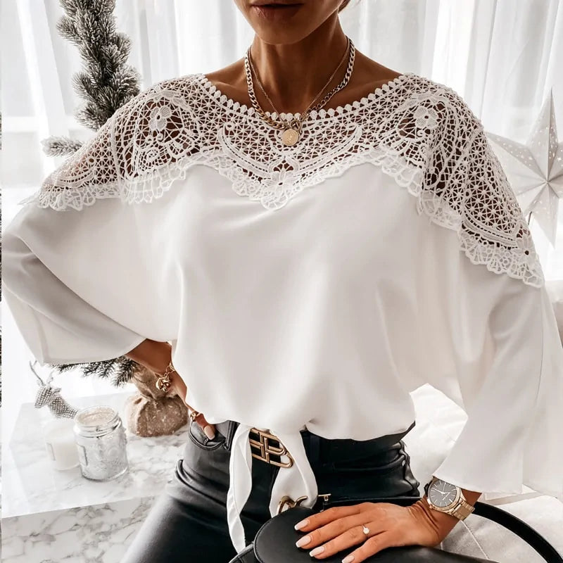 Crochet Embroidery Lace Blouses - Kim’s Signature Beauty & Accessories    