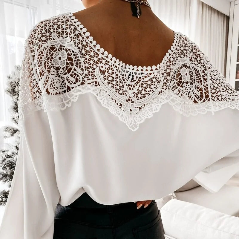 Crochet Embroidery Lace Blouses - Kim’s Signature Beauty & Accessories    