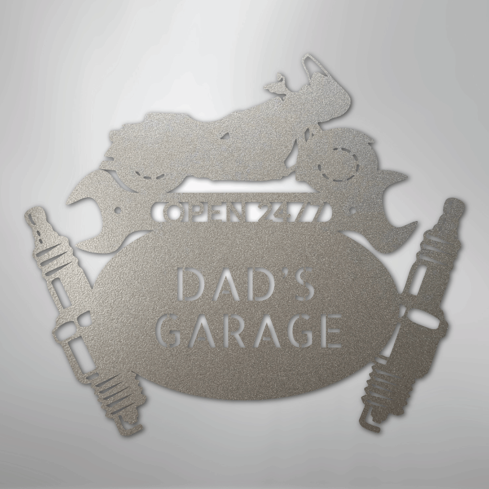 Cruiser Mechanic Monogram - Steel Sign - Kim’s Signature Beauty & Accessories