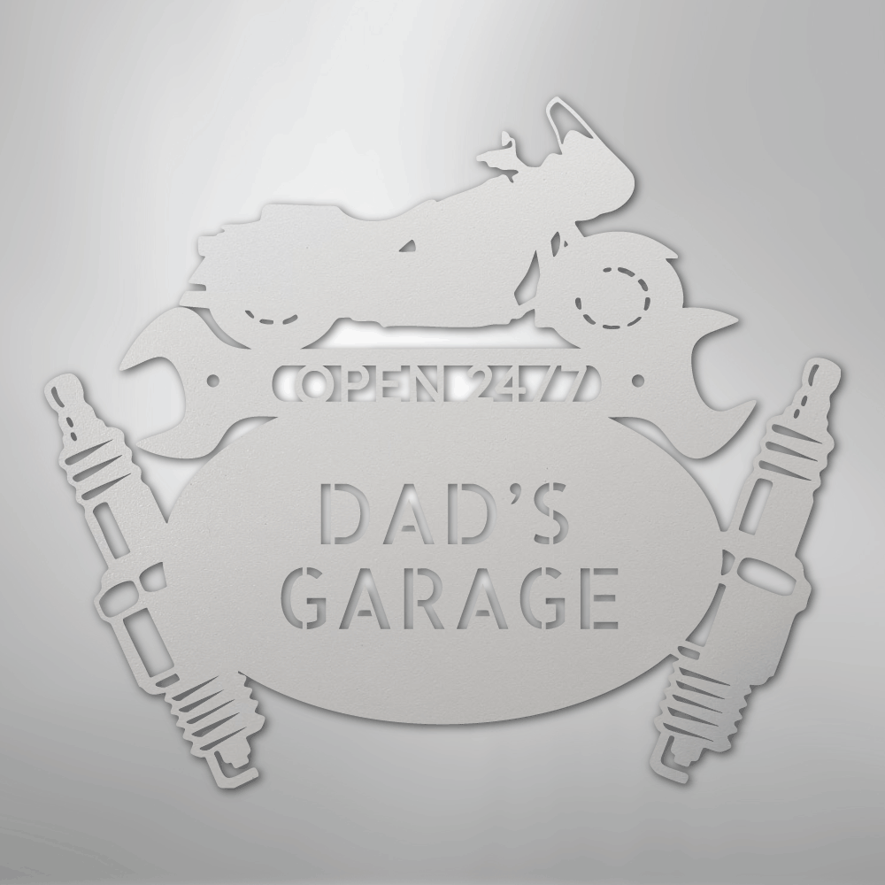 Cruiser Mechanic Monogram - Steel Sign - Kim’s Signature Beauty & Accessories