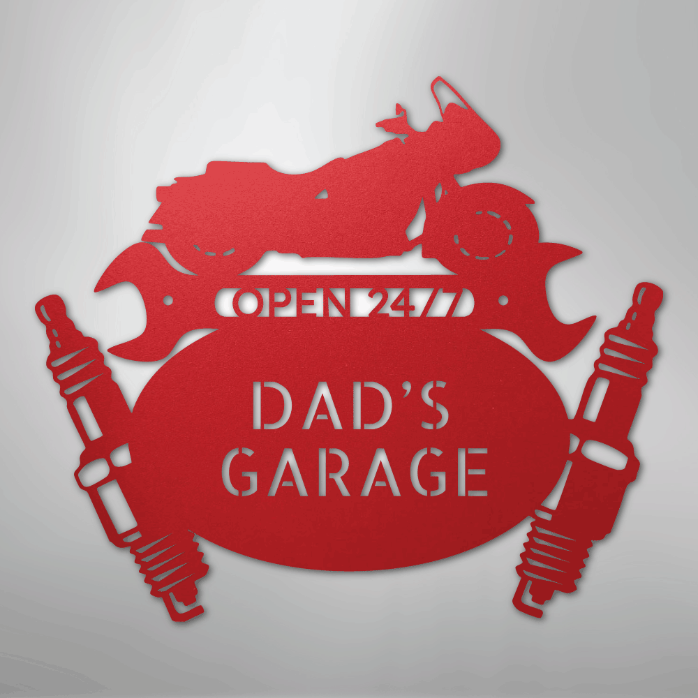 Cruiser Mechanic Monogram - Steel Sign - Kim’s Signature Beauty & Accessories