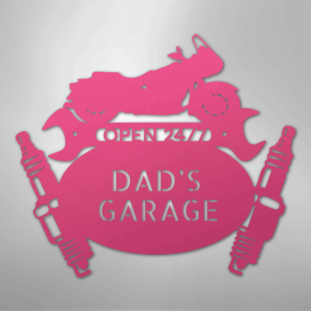 Cruiser Mechanic Monogram - Steel Sign - Kim’s Signature Beauty & Accessories