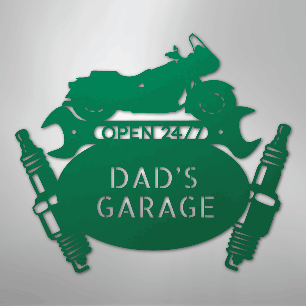 Cruiser Mechanic Monogram - Steel Sign - Kim’s Signature Beauty & Accessories