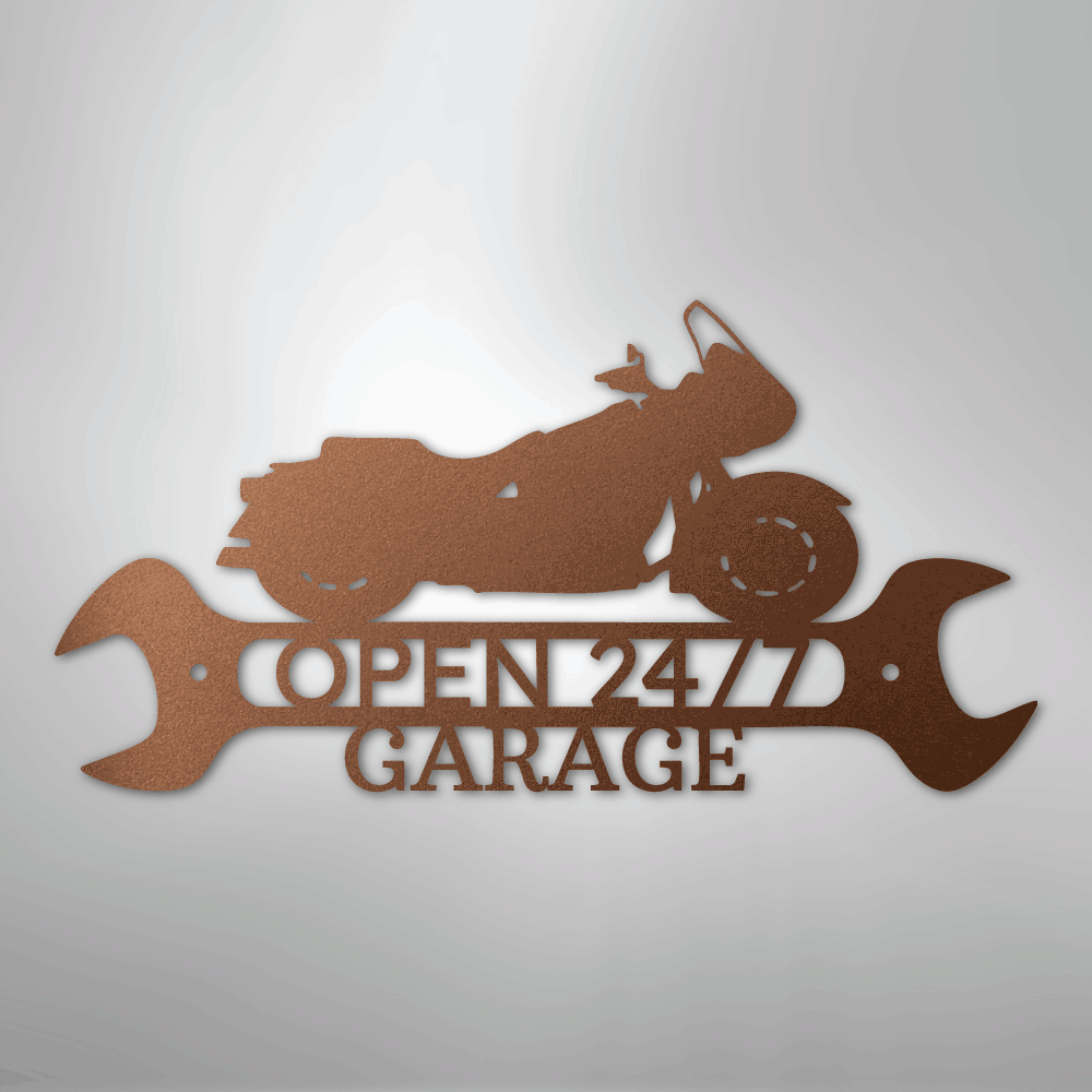 Cruiser Shop Monogram - Steel Sign - Kim’s Signature Beauty & Accessories