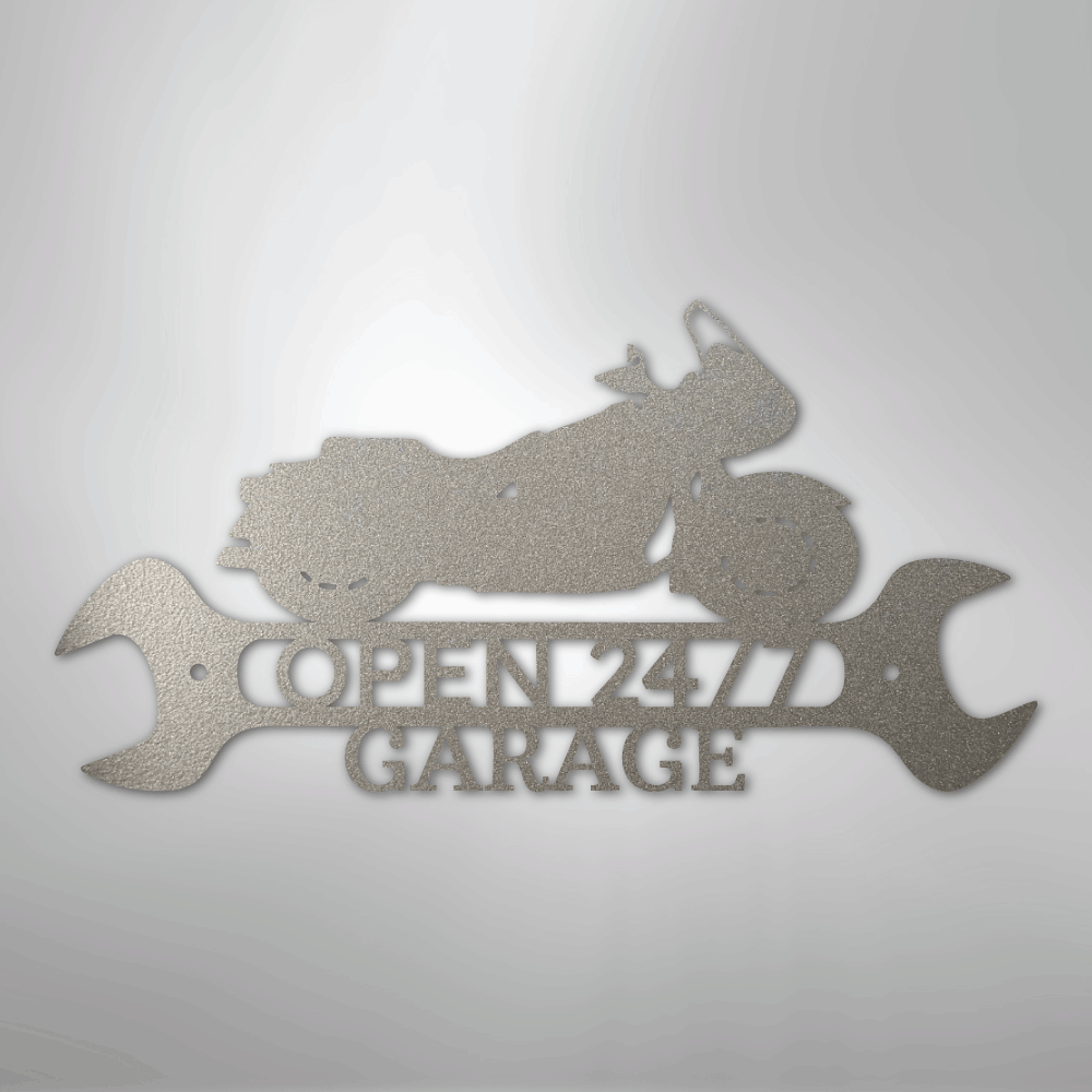 Cruiser Shop Monogram - Steel Sign - Kim’s Signature Beauty & Accessories