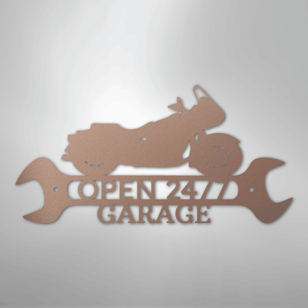 Cruiser Shop Monogram - Steel Sign - Kim’s Signature Beauty & Accessories