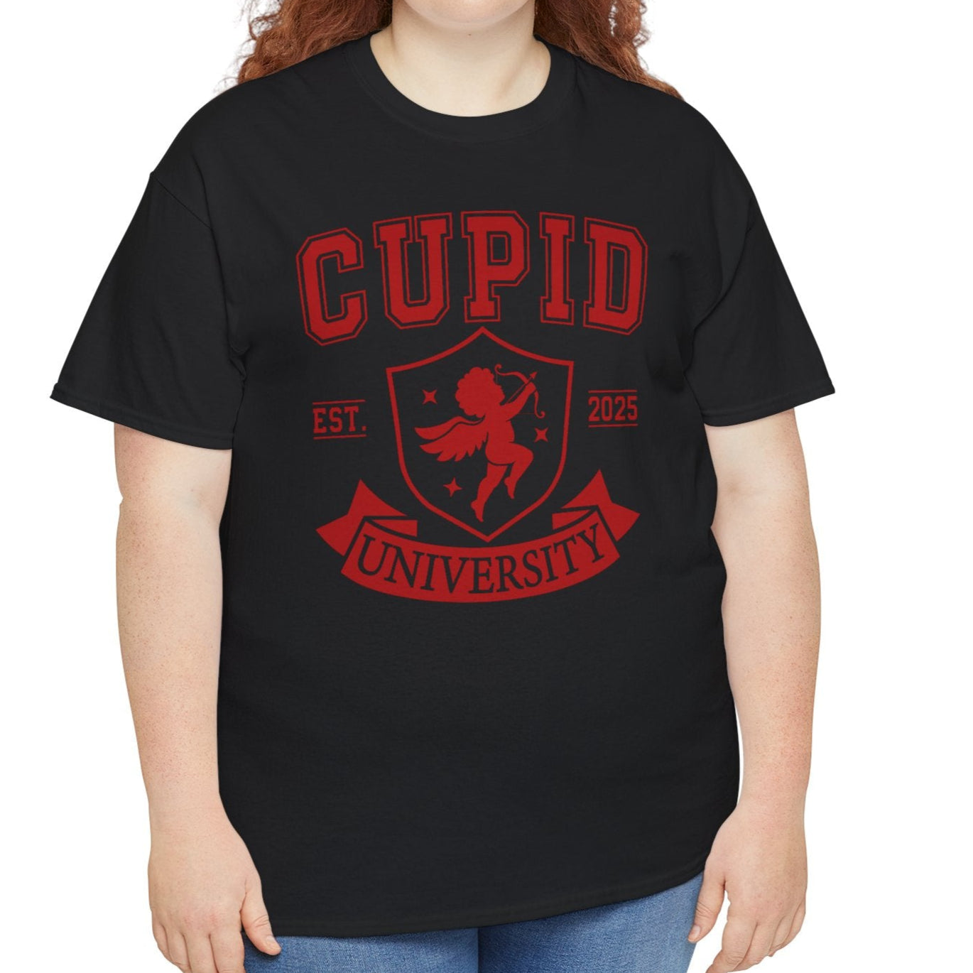 Cupid University Est. 2025 Cotton Tee - Kim’s Signature Beauty & Accessories    