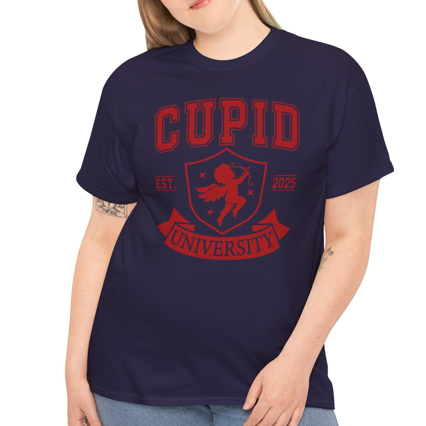 Cupid University Est. 2025 Cotton Tee - Kim’s Signature Beauty & Accessories    