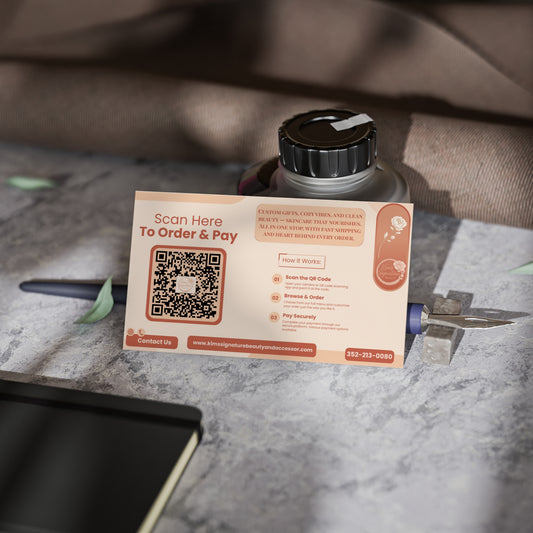 Custom Business Cards – Designed Just for You! - Kim’s Signature Beauty & Accessories    