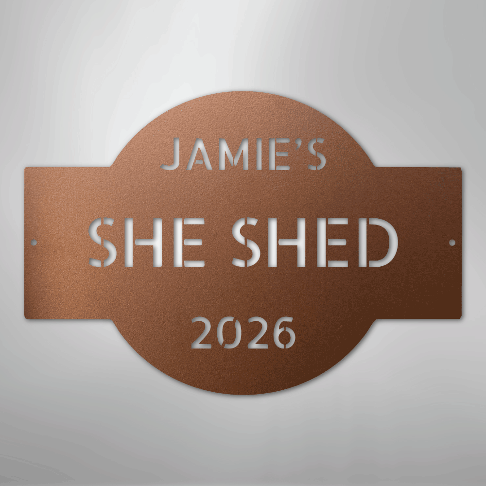 Custom Plaque - Steel Sign - Kim’s Signature Beauty & Accessories