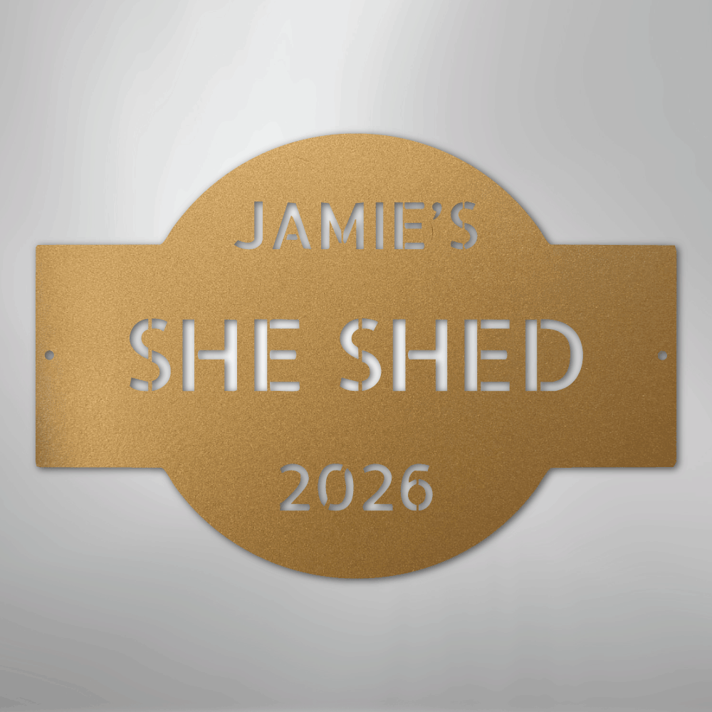 Custom Plaque - Steel Sign - Kim’s Signature Beauty & Accessories