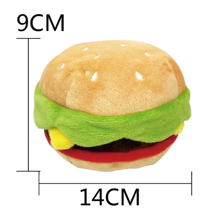 Cute Burger Dog Toy - Kim’s Signature Beauty & Accessories    