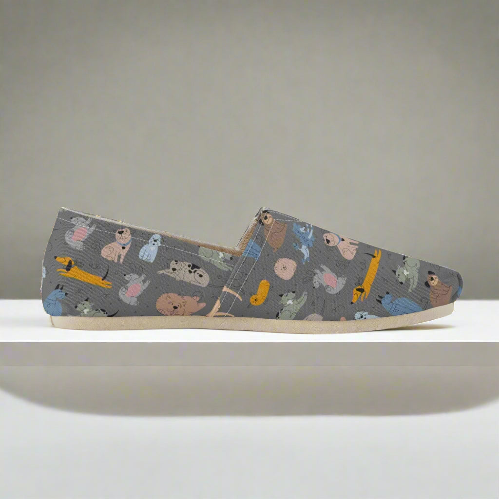 Cute Dog Canvas Toms Shoes - Kim’s Signature Beauty & Accessories    