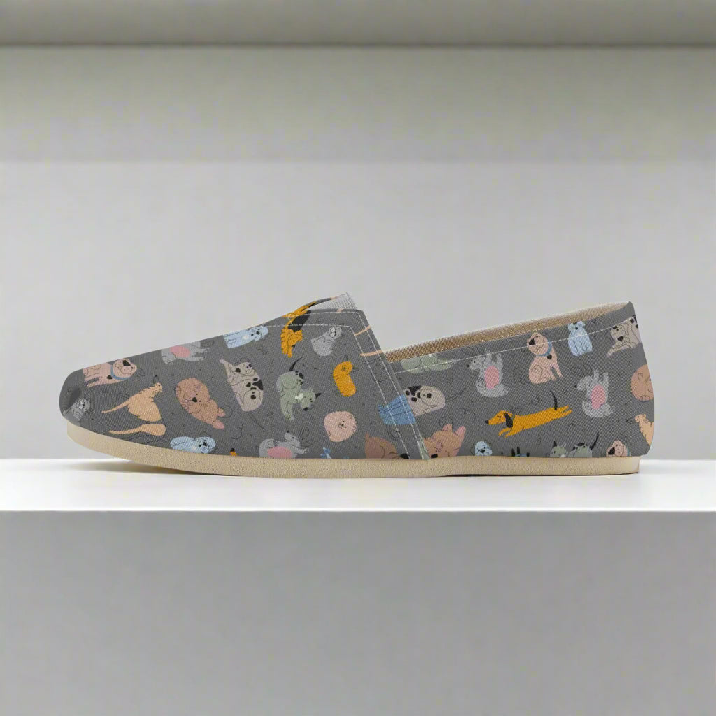 Cute Dog Canvas Toms Shoes - Kim’s Signature Beauty & Accessories    