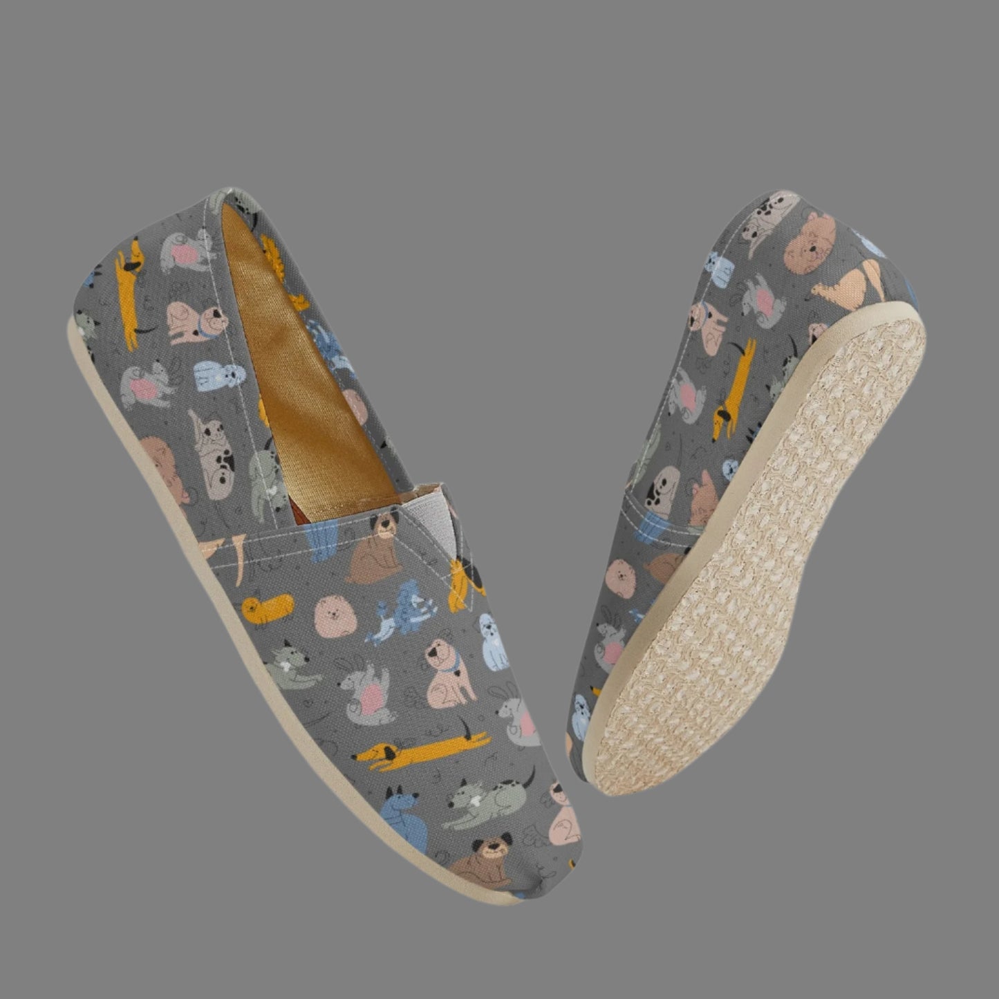 Cute Dog Canvas Toms Shoes - Kim’s Signature Beauty & Accessories    