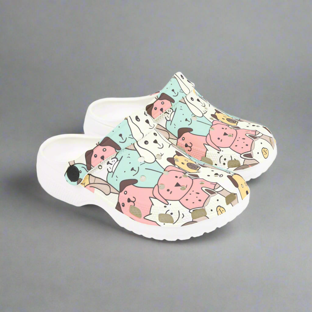 Cute Doggie Print EVA Foam Clogs for Kids - Kim’s Signature Beauty & Accessories    