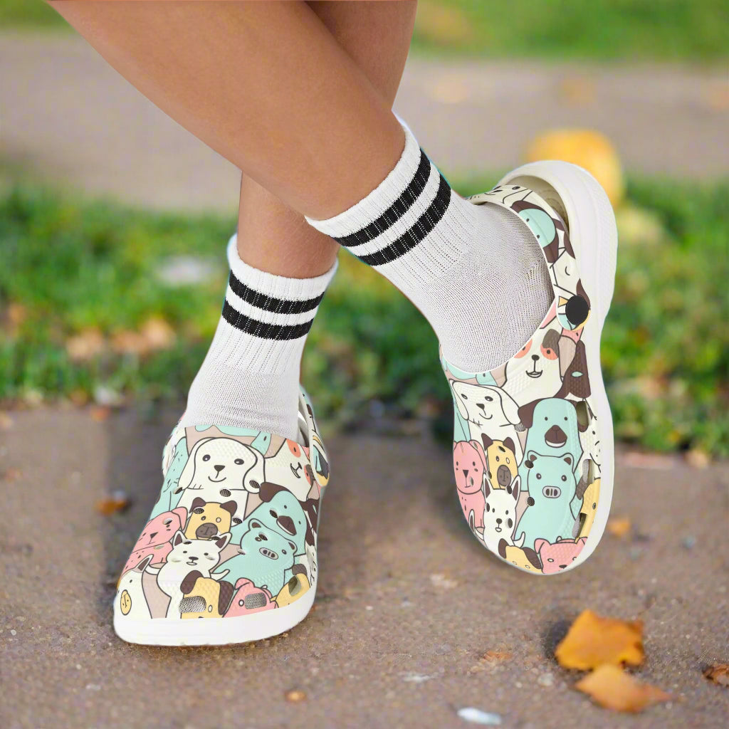 Cute Doggie Print EVA Foam Clogs for Kids - Kim’s Signature Beauty & Accessories    