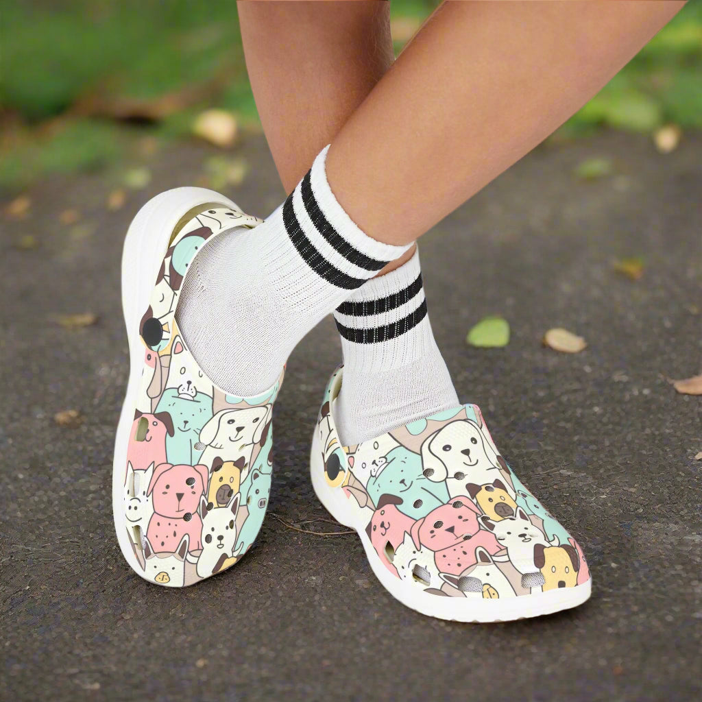 Cute Doggie Print EVA Foam Clogs for Kids - Kim’s Signature Beauty & Accessories    
