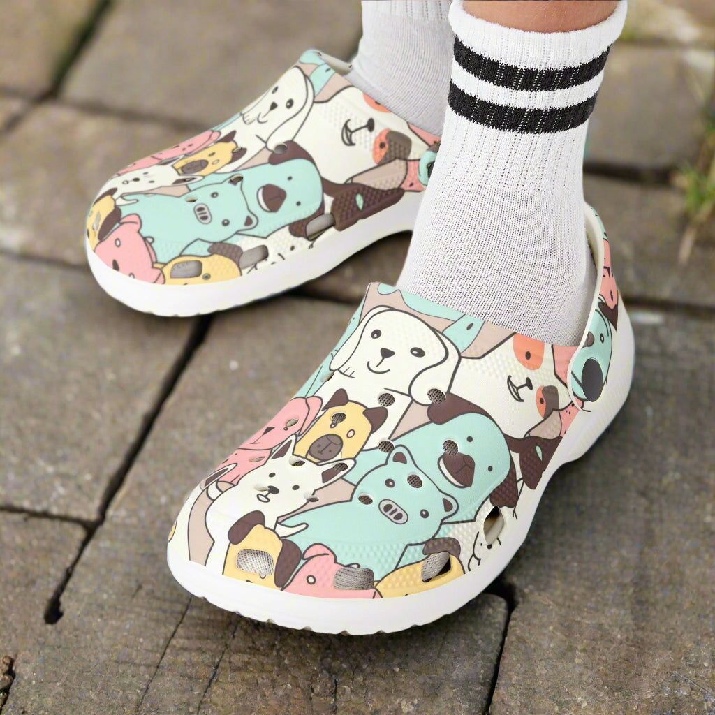 Cute Doggie Print EVA Foam Clogs for Kids - Kim’s Signature Beauty & Accessories    