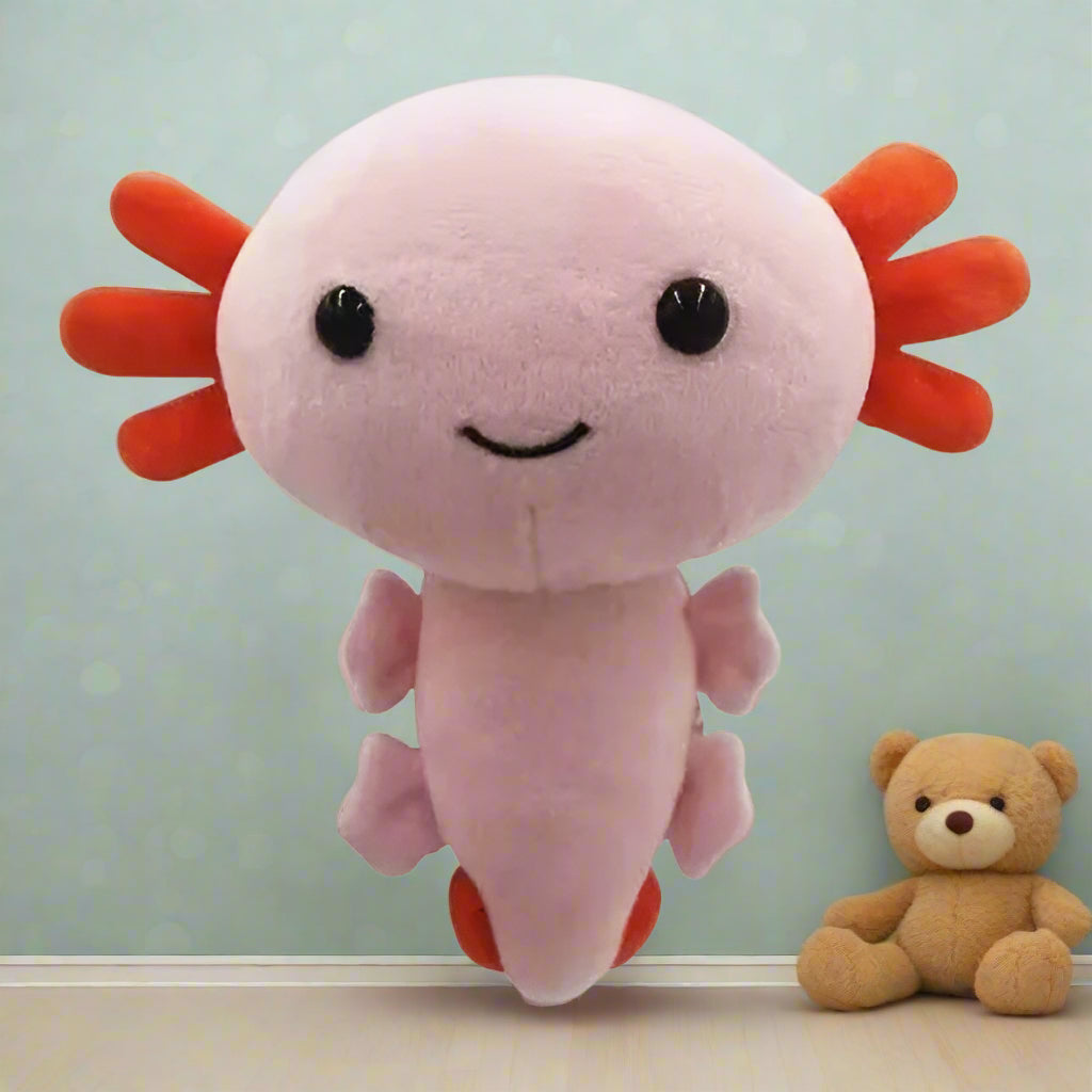 Cute Kawaii Axolotl Plush Toy - Kim’s Signature Beauty & Accessories    