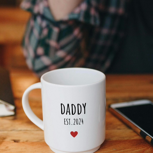 Daddy Est. (Enter Year) Customized Mug - Kim’s Signature Beauty & Accessories    (Store description)