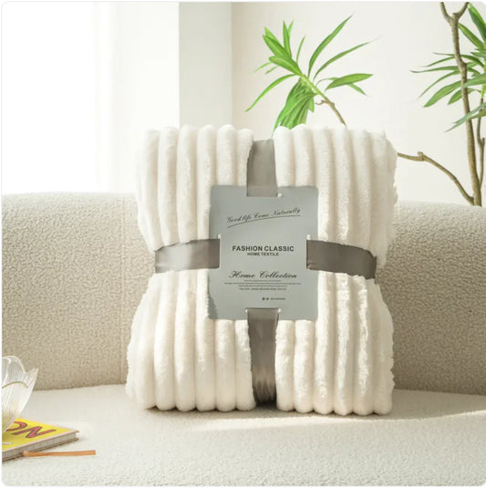 Flannel Drawstring Sofa Blanket - Kim’s Signature Beauty & Accessories    