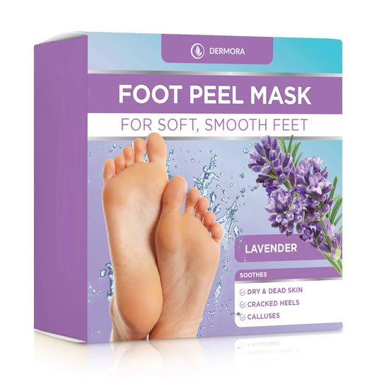 DERMORA Foot Peel Mask – 2 Pack - Kim’s Signature Beauty & Accessories    