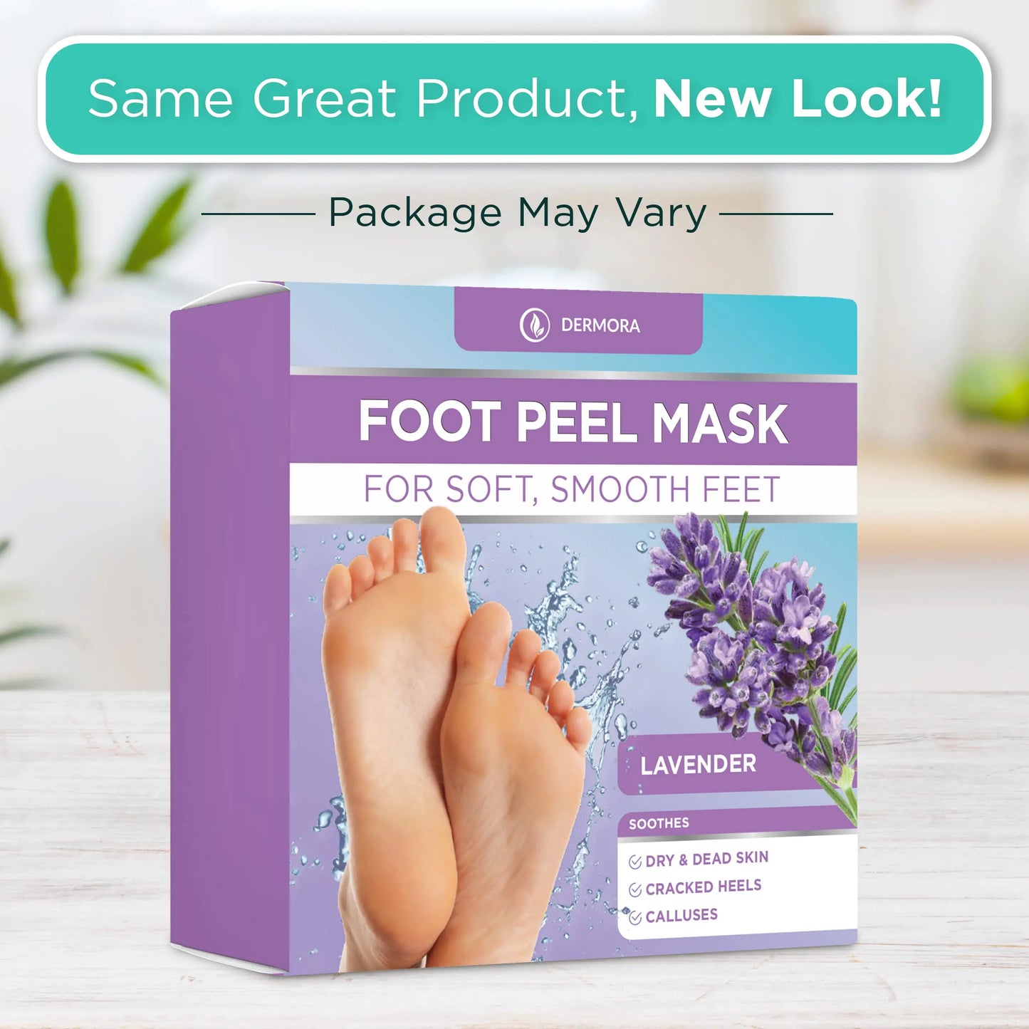 DERMORA Foot Peel Mask – 2 Pack - Kim’s Signature Beauty & Accessories    