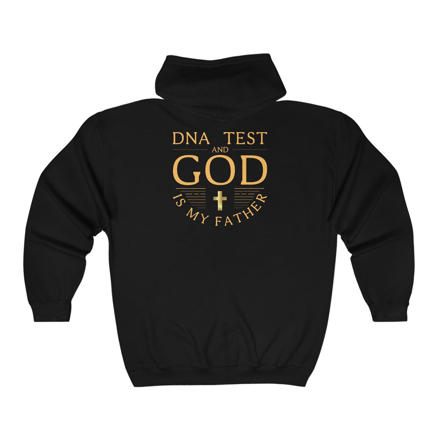 DNA Test and God Is My Father Zip-Up Hoodie - Kim’s Signature Beauty & Accessories    