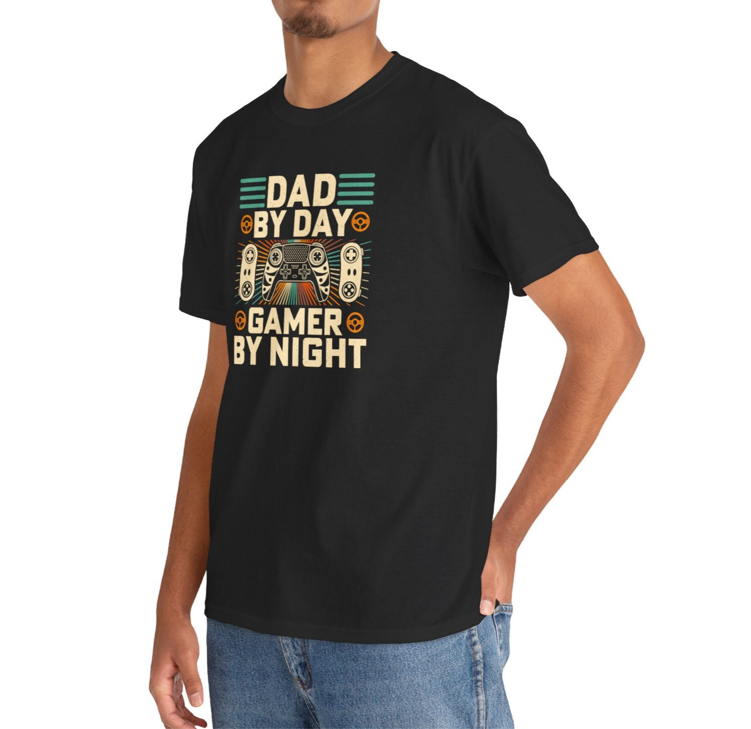 Dad Gamer Cotton Tee - Kim’s Signature Beauty & Accessories    