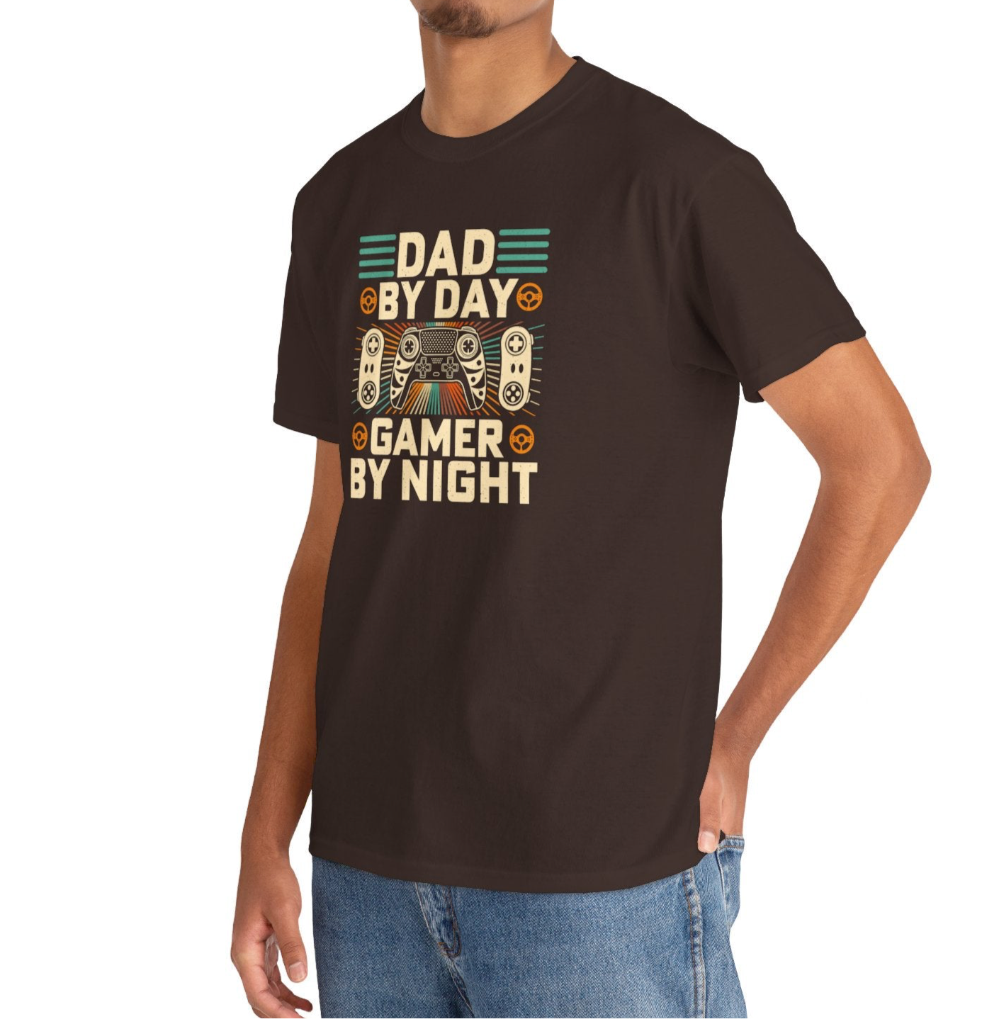 Dad Gamer Cotton Tee - Kim’s Signature Beauty & Accessories    
